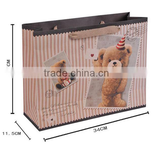 Cute Cartoon Bear Gift Paper Bag
