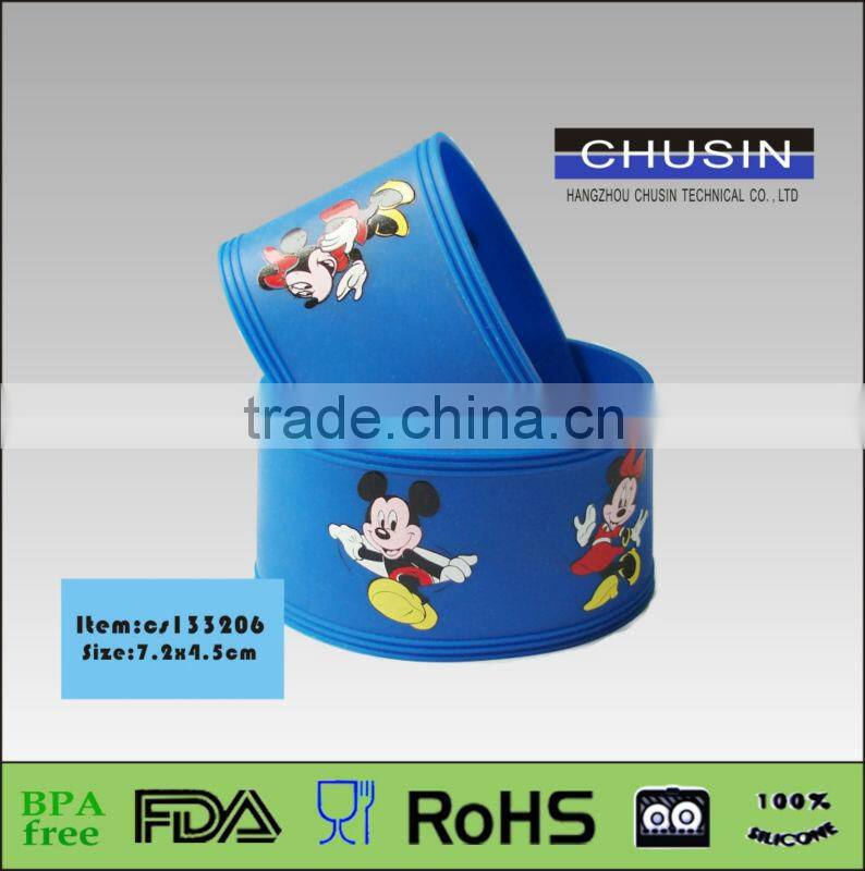 bpa free high quality silicone sleeve for coffee cup