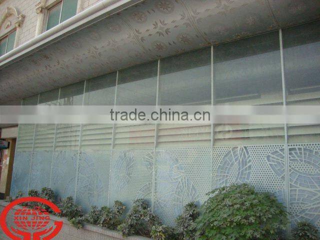 Aluminum sun louver/special decoractive heading sunshade/suspend ceiling tiles