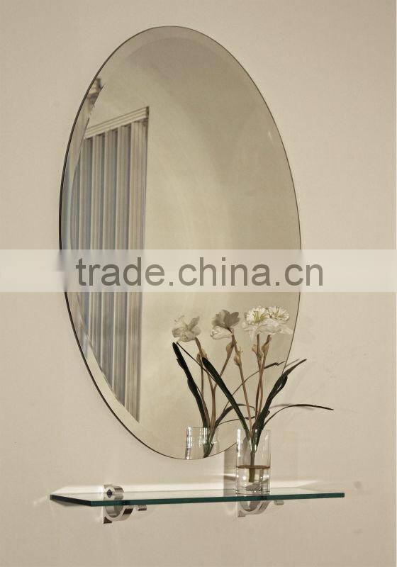 OEM service aluminium mirror dark grey back paint