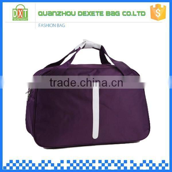Lightweight nylon purple wholesale custom gym foldable sport bag