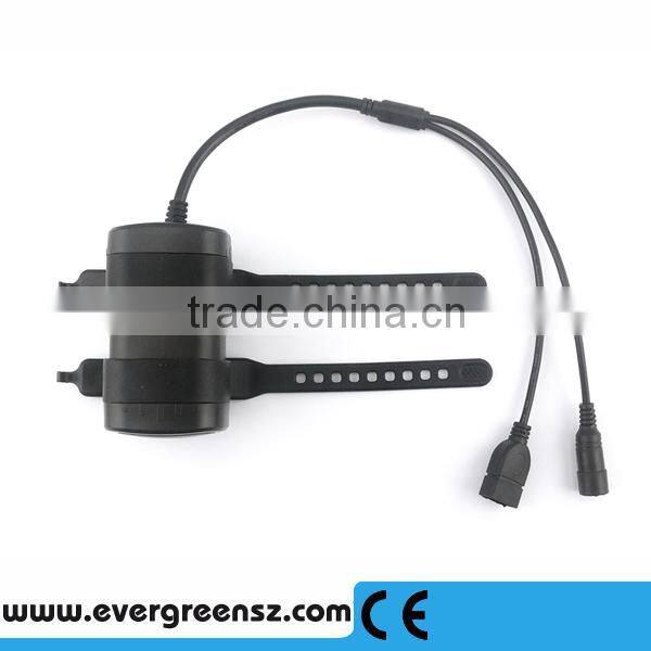 2 in 1 battery pack for bicycle light and cellphone