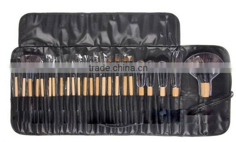 Professional 24pcs Makeup Brushes Set Cosmetic Tools Make-up Toiletry Kit Wood Brand Make Up Brush Set with Case