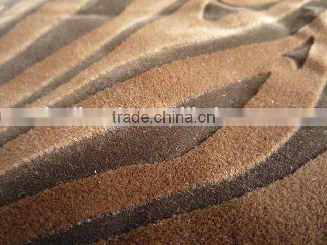 Microfiber Flock Fabric for Sofa / Car Seat