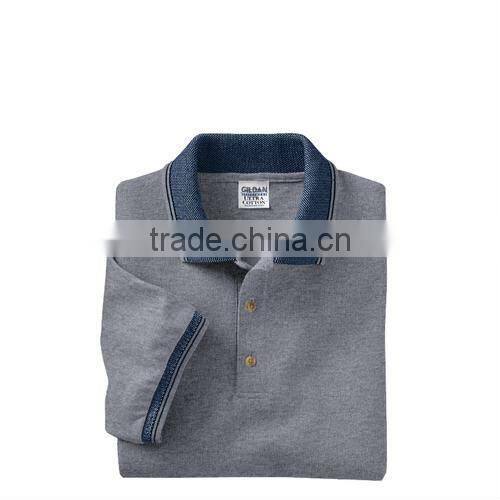 Jacquard Pique Polo with Birdseye Trim