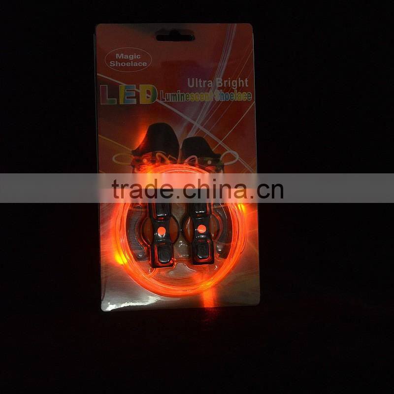 2016 Waterproof Shoe Accessory Led Shoelaces For Party Use