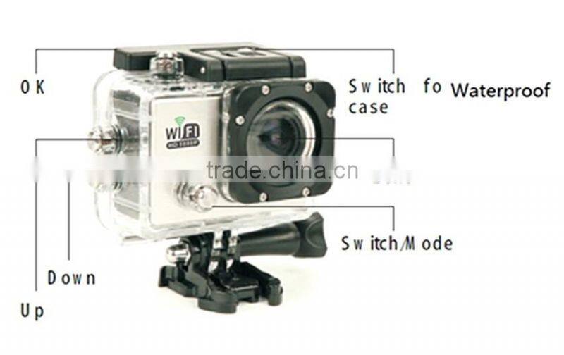 New Sport camera SJ6000 full HD 1080p sport camera use bracket to be rear view camera