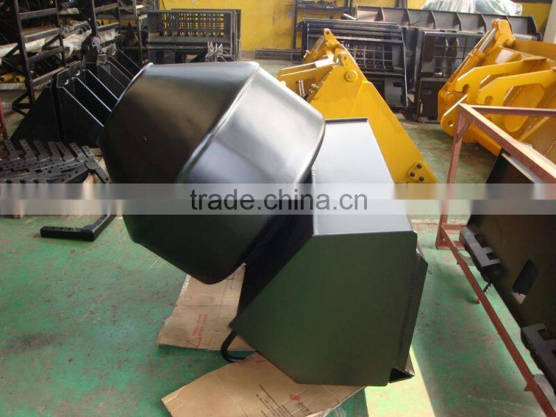 bobcat attachment cement mixer with 0.1CBM capacity