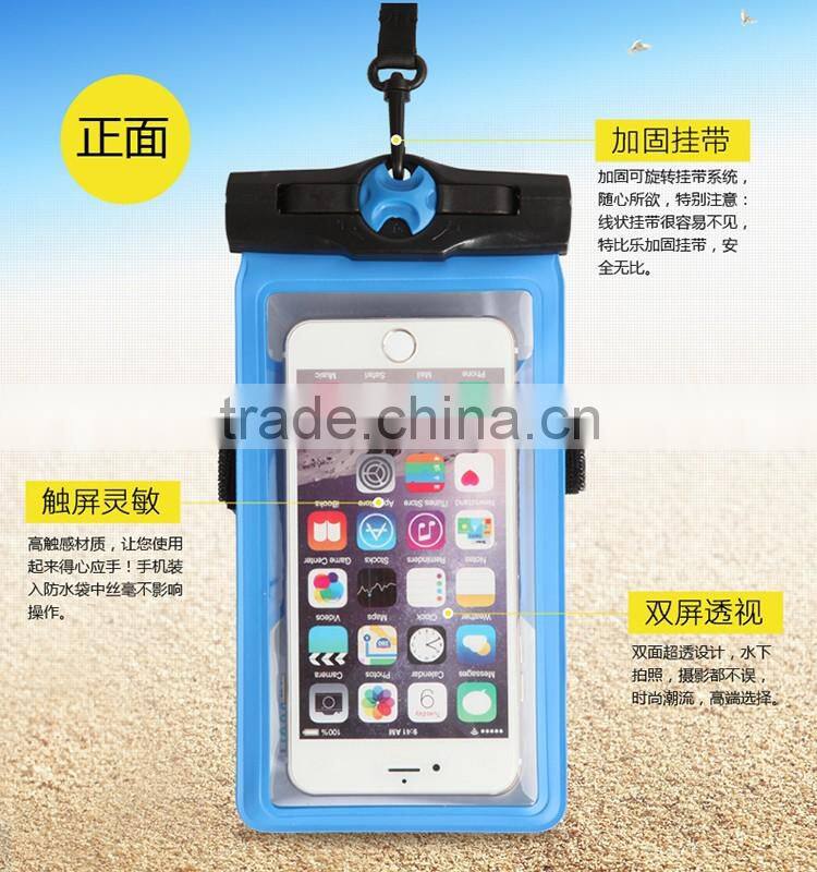 Good Quality PVC Waterproof Cellphone Bag for Swimsuit