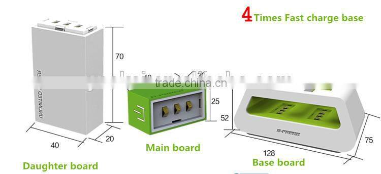 2015 power bank supplier/10000mah external battery powerbank/led light mobile charger