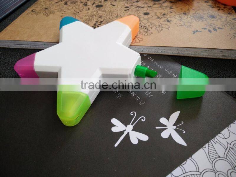 high quality hot selling Promotional gift flower shaped highlighter pen
