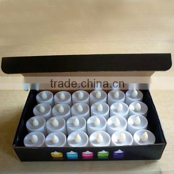 7 Color Battery Operated LED Tealight Candle LED Nightlight for Christmas Decoration