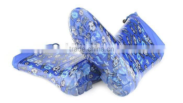 Factory good quality customized color kids boots
