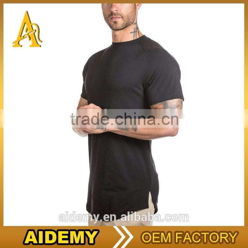 Wholesale Men's t shirts Simple Slim Fit O neck Short Sleeve Soft Comfortable Tall Longline Men's t shirts