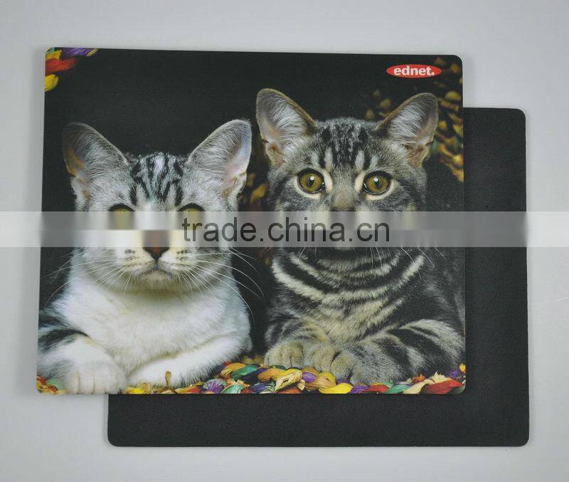 Promotion rubber fabric mouse pad , soft rubber microfiber mouse mat rubber desk mat