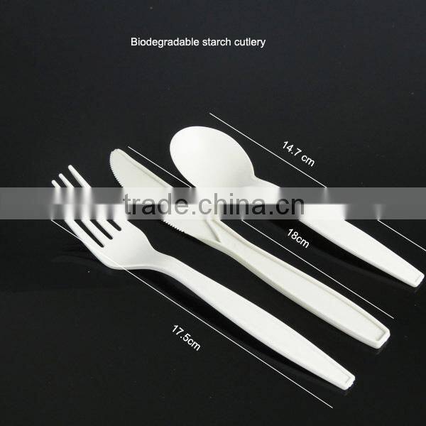 Disposable Biodegradable cutlery/Biodegradable flatware