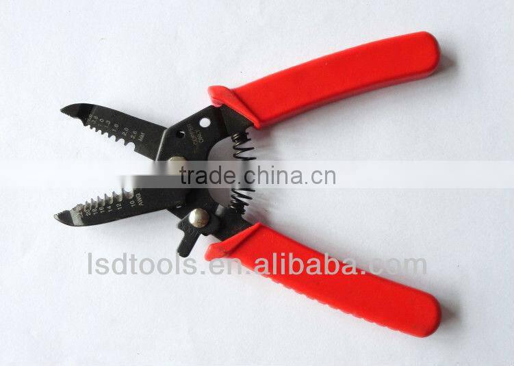 Wire cutting and stripping application,multi purpose hand tool pliers type wire stripper LS-5021