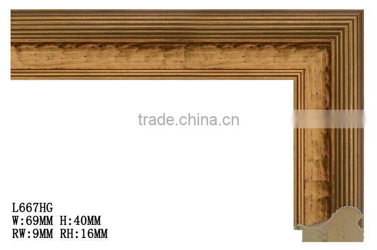 Hot selling W68MM H37MM pine mdf frame wood frame moulding