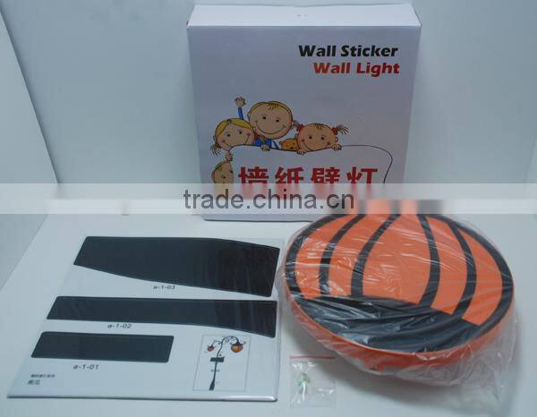 New Fashion Wall Sticker Halloween Pumpkin Wall Light Children Bedroom Wall Lamp