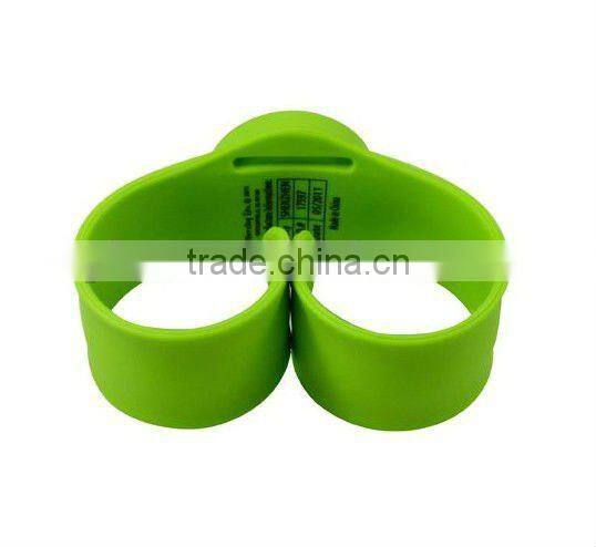 2015 hot sale silicone slap watch