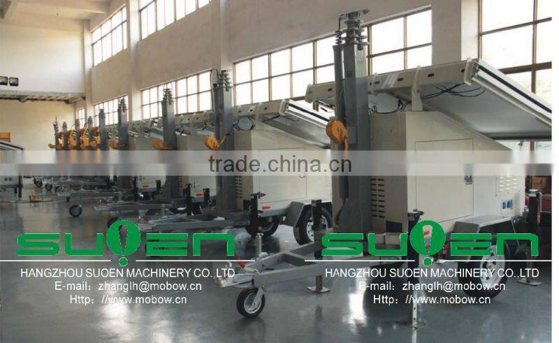 trailer solar lighting tower