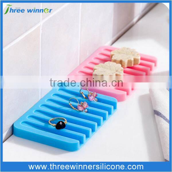hot sale wholesale silicone soap dish silicone soap holder