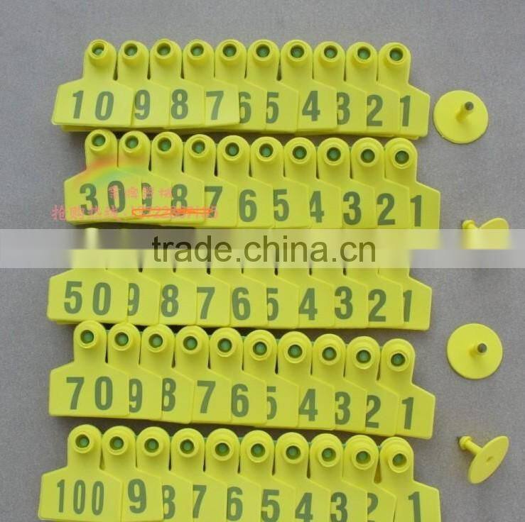 2016 Hot Sale ABS UHF rfid Animal Ear Tag For Cattle Tracking