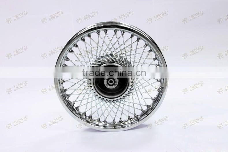 Chinese high quality 14inch polishing motorcycle wheel