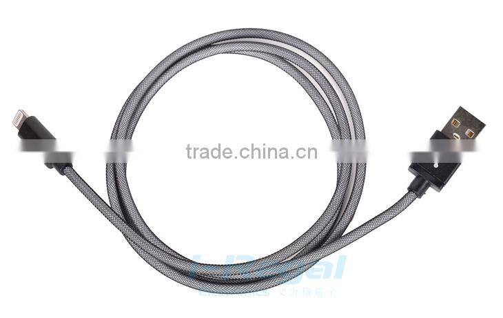 High Quality fish net USB Data Sync Charging Cable for All Smartphone