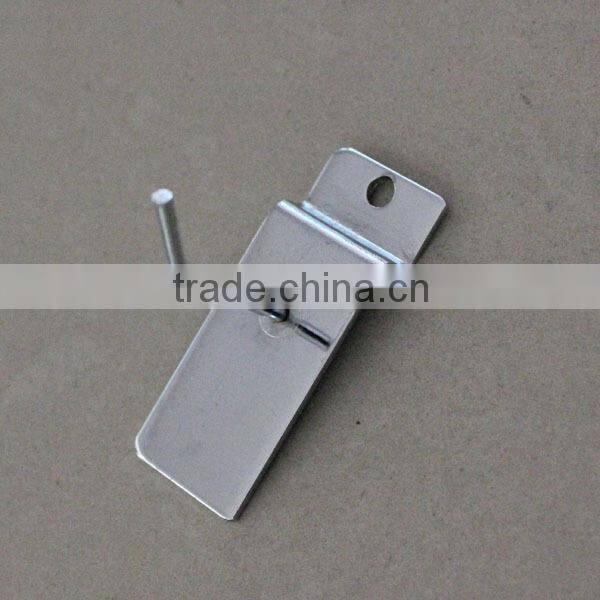 50mm Short Hooks Single Pin Slatwall Hooks