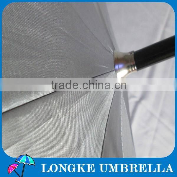 8 panels navy color and grey color auto open golf umbrella