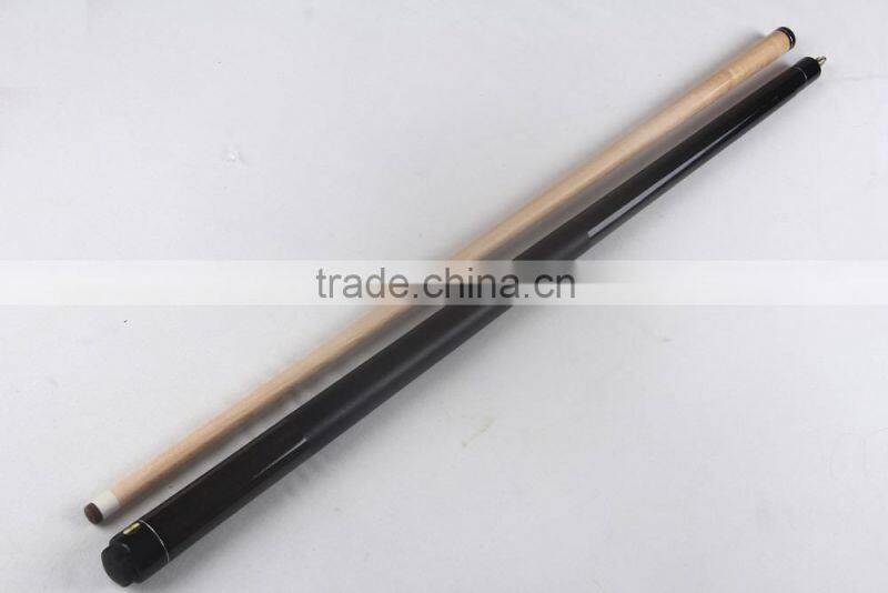 wholesale cheap billiard pool cue stick 1/2 maple wood snooker cue 57inch hot sell