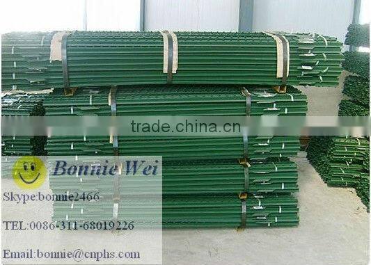 10ft steel Green paint cattle fencing post