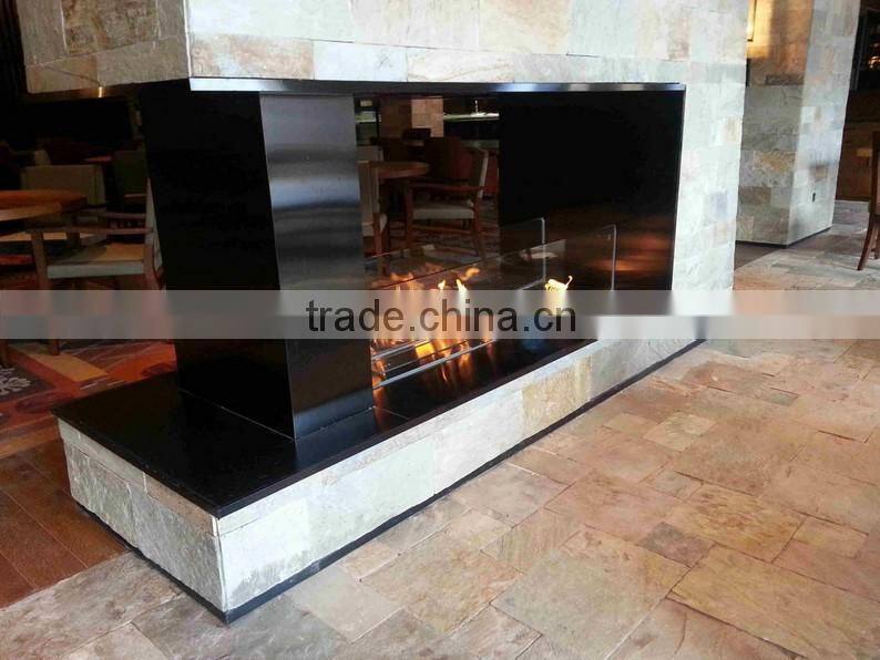 intelligent small ethanol fireplace for living room