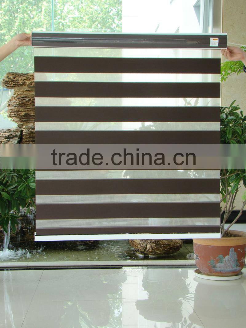 double layer dual roller blinds fabric