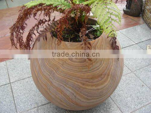 natural antique flowerpot stone flower pots ornamental