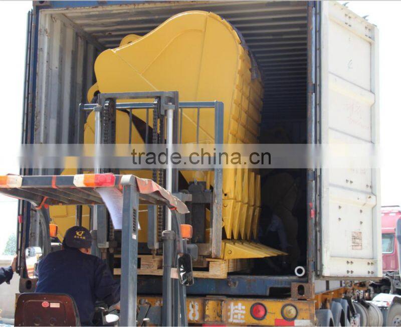 new excavator bucket large capacity 1.8cbm for different models high quality with side cutter