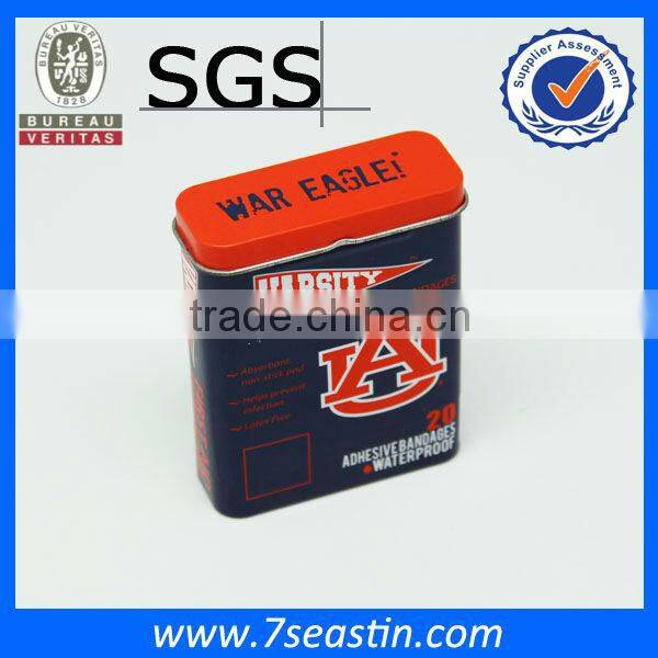 metal tin box for brand-aid