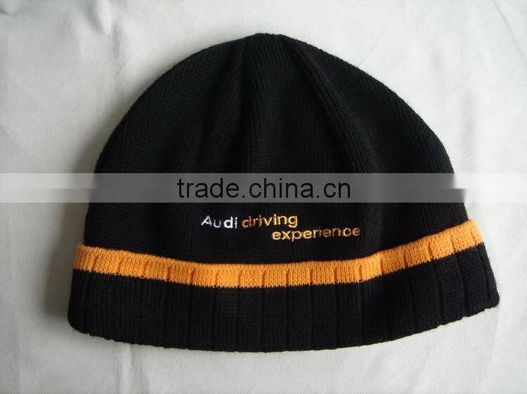 custom polar fleece beanie hat wholesale