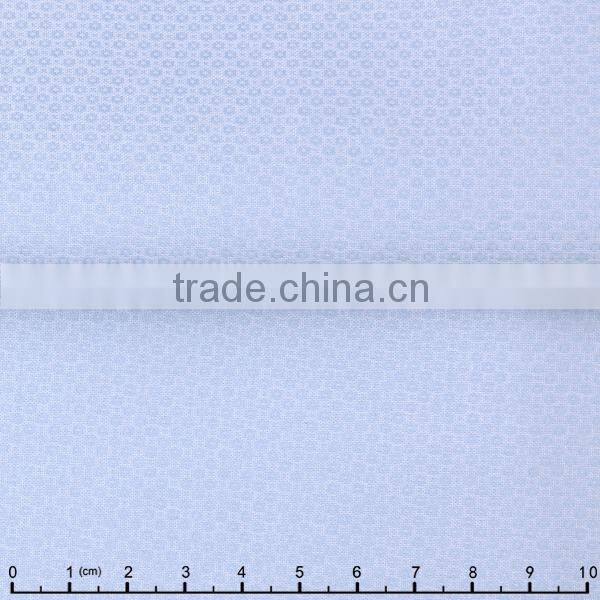 James new developed 100% Cotton solid flower dobby cool confort Shirting Fabric