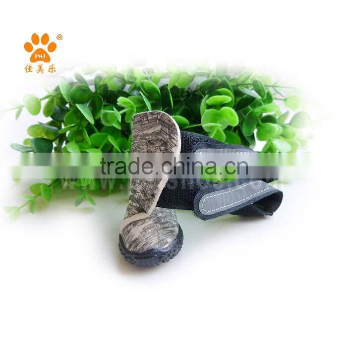 2016 JML hot selling fancy dog pet products warm snow boots waterproof nylon pet accessory