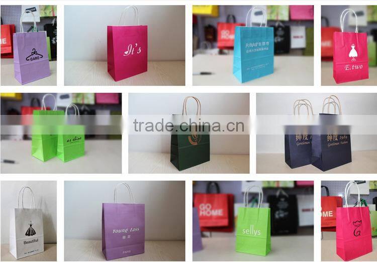 Cheap wholesale vintage shopping paper bag design