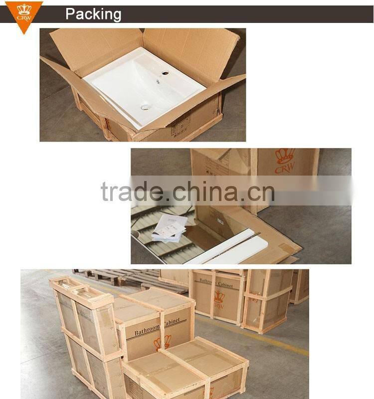 CRW single sink bathroom vanity with top traditional wood furniture quality wall cabinets for bathroom contemporary vanities