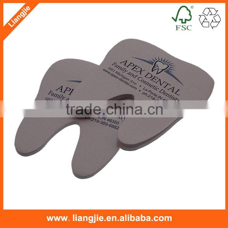 cute teeth die cut sticky memo pad