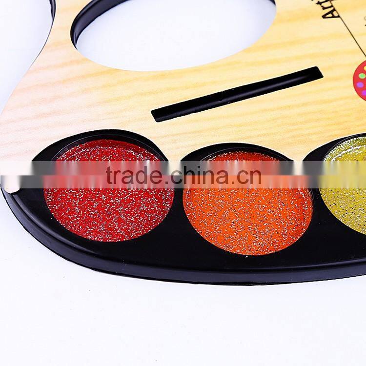 2016 Hot Sale 12 Color Palette Shaper Watercolor Cake, Water Color