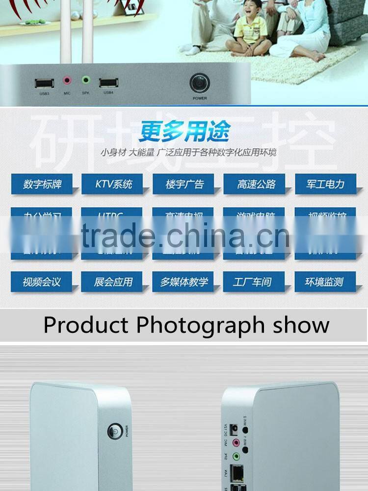 INTEL HD Graphics HTPC Desktop Case 6 USB Mini Computer