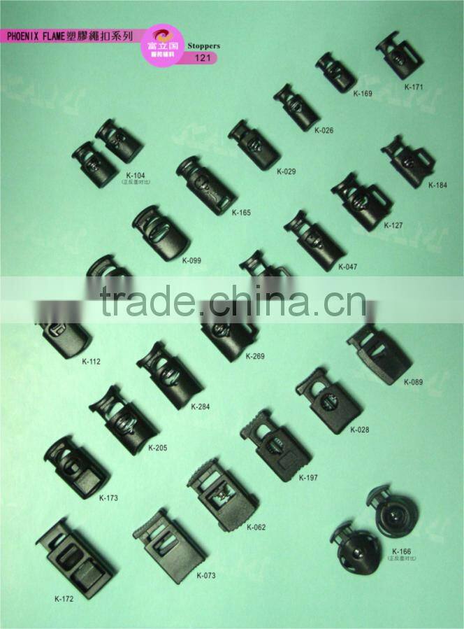 cheap plastic spring cord end lock