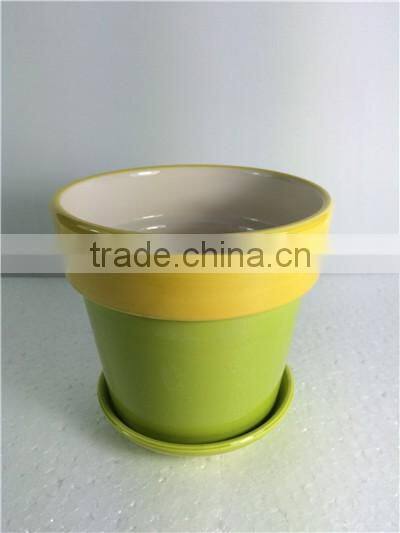 Decorative Small colourful Ceramic Flower Pots