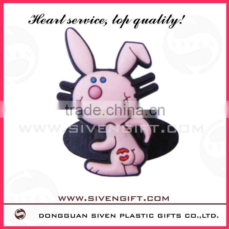 high quality OEM 3D PVC shoe decorative with shoe