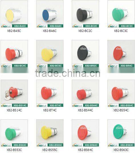 40mm mushroom waterproof push button cap black XB2-BC2C